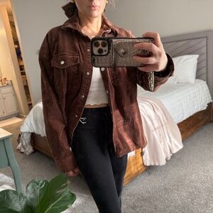 Brown Corduroy top